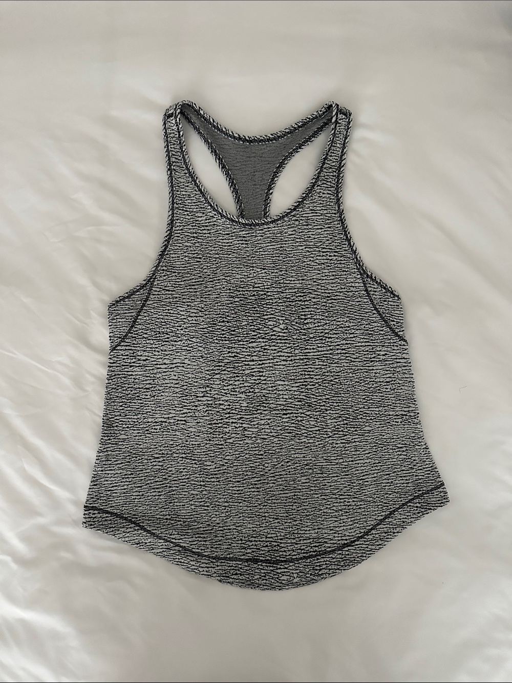 lululemon athletica Grey Marled Racerback Tank